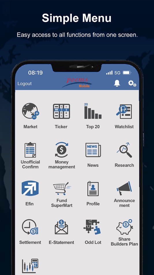#2. POEMS Mobile (iOS) 由: Phillip Securities (Thailand) Public Company Limited