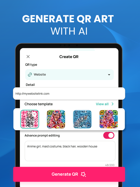 Screenshot #4 pour QRArt: AI QR Art Generator