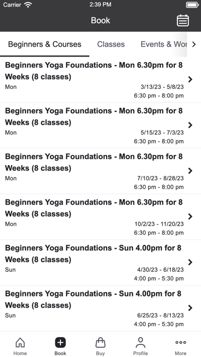 YOGAHUB Screenshot