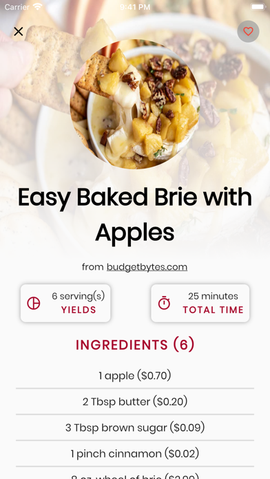 Only Recipe Screenshot