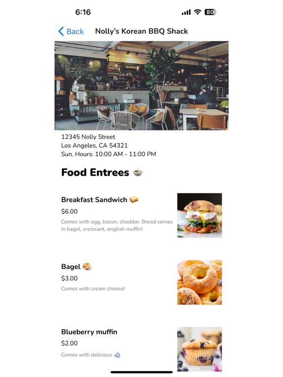 Nolly - Skip school food lines iPad screenshot 5 - Food & Drink app