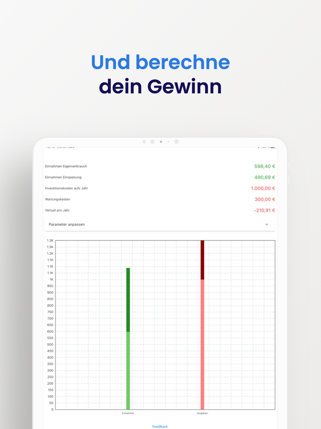 ‎Solar-Rechner Screenshot