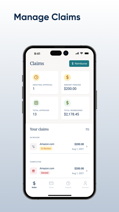 Health Wallet Benefits Screenshot