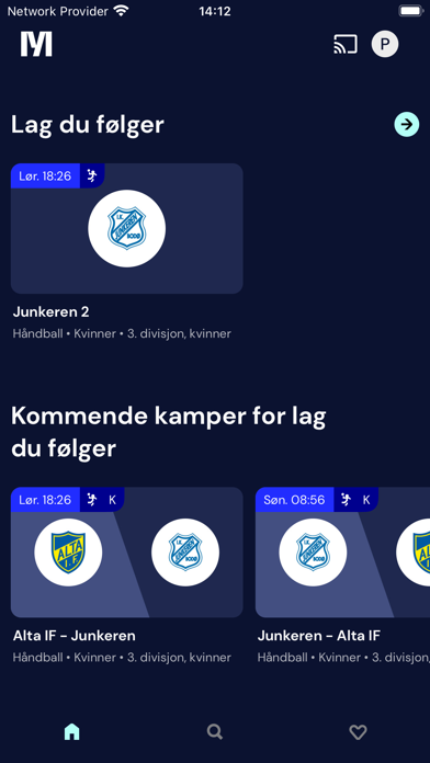 MyGame - norsk breddeidrett Screenshot