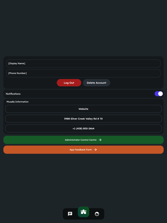 Silver Creek Musalla iPad screenshot 2 - Productivity app