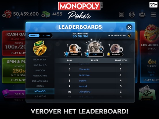 MONOPOLY Poker - Texas Holdem iPad app afbeelding 7