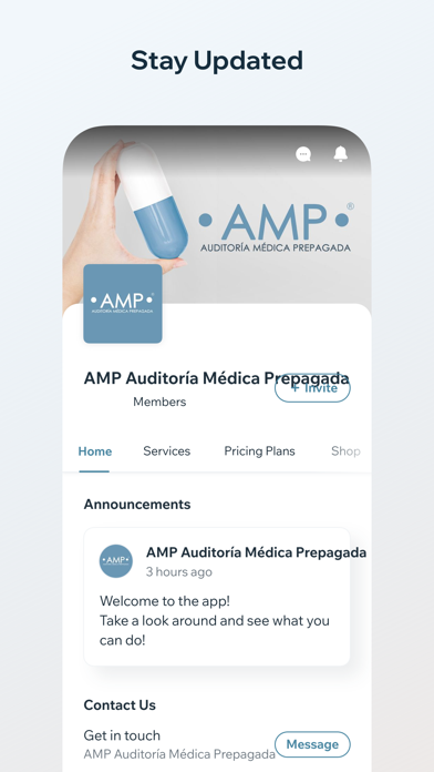 AMP Auditoría Médica Prepagada Screenshot