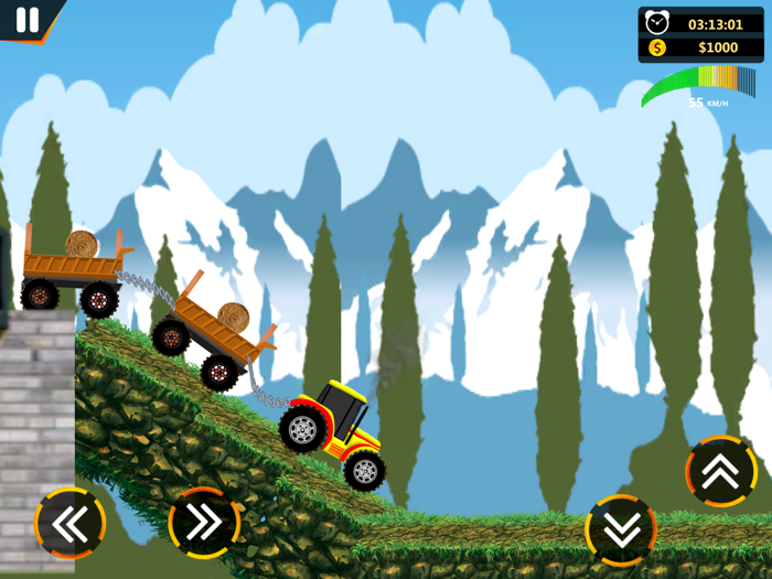Cargo Loader Mountain Driving