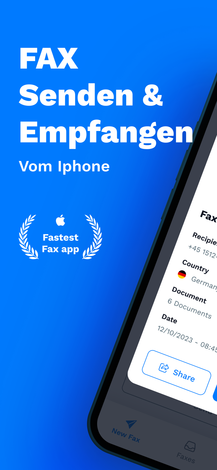 Fax - Versende Fax vom Handy