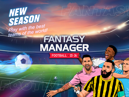 Fantasy Manager Football 23-24 iPad app afbeelding 1