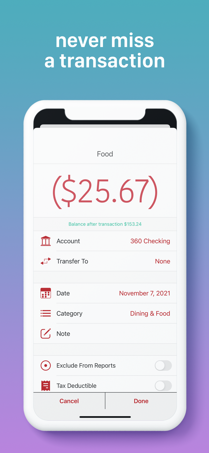Ledger - Money Budget Tracker
