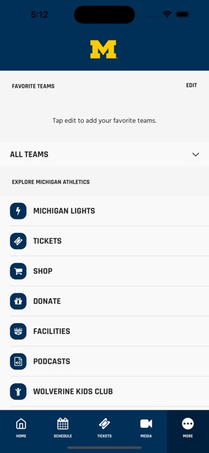 How can i watch the michigan game on shop my phone