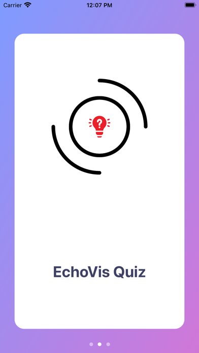 EchoVis Quiz Screenshot