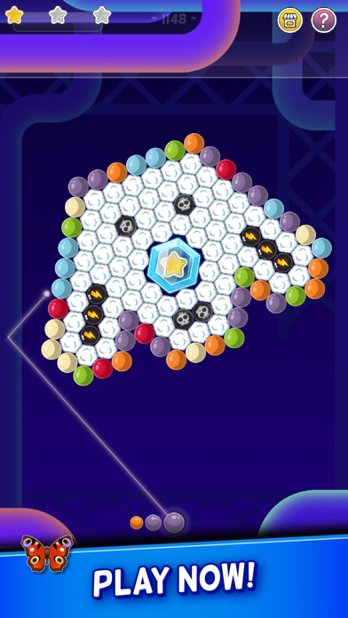 Bubble Cloud: Spinning Match-3 Screenshot