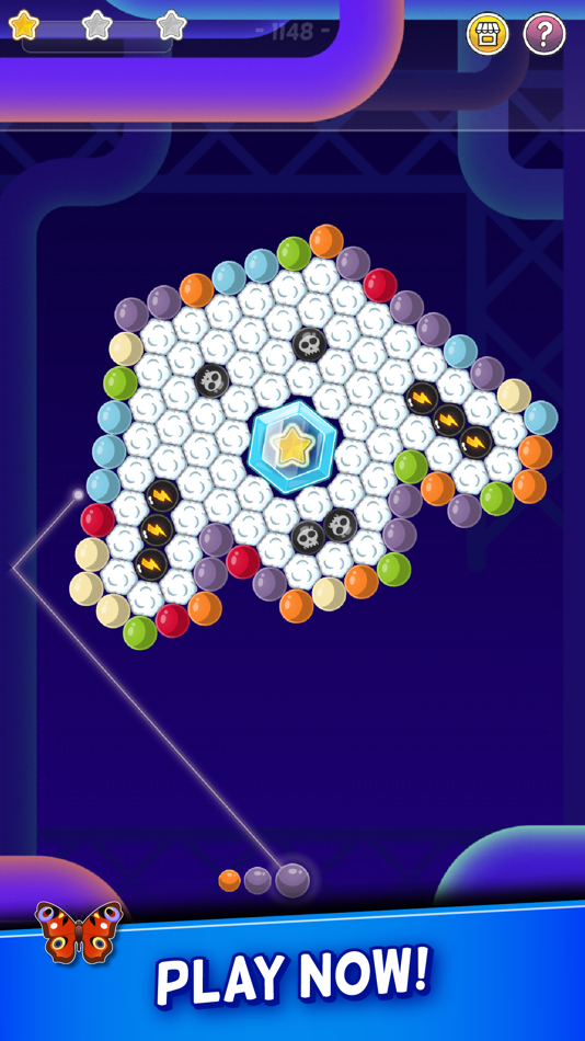 #6. Bubble Cloud: Spinning Match-3 (iOS) Bởi: Valas Media