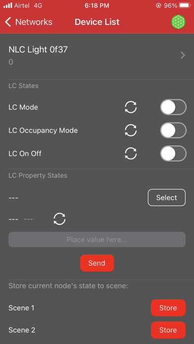 Bluetooth mesh by Silicon Labs Screenshot