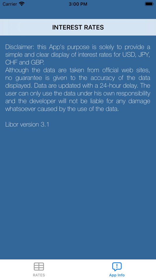 #2. Libor Light (iOS) 由: Fabrizio Bacchin