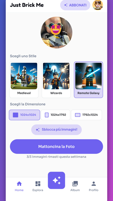 Just Brick Me: AI Avatar Maker Screenshot
