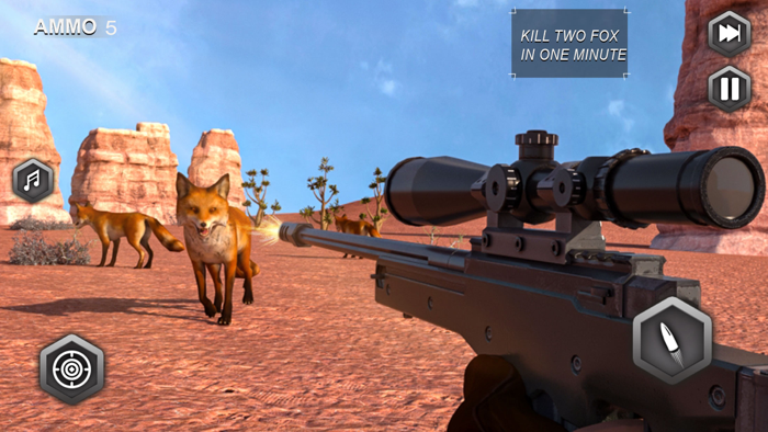 Sniper Hunting Animal 3D Games