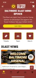 Baltimore Blast screenshot #1 for iPhone