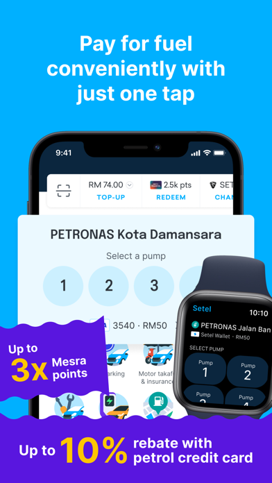 Setel: Fuel, Parking, e-Wallet Screenshot