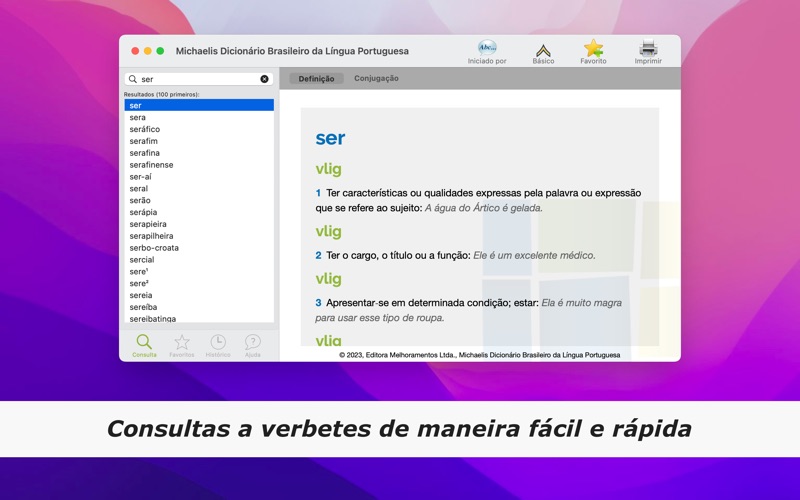 Screenshot #1 pour Dicionário Português Michaelis