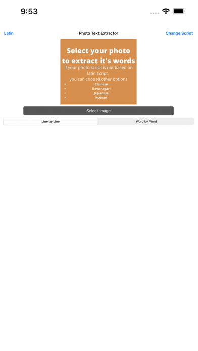 Screenshot #1 pour Image Text Recognizer