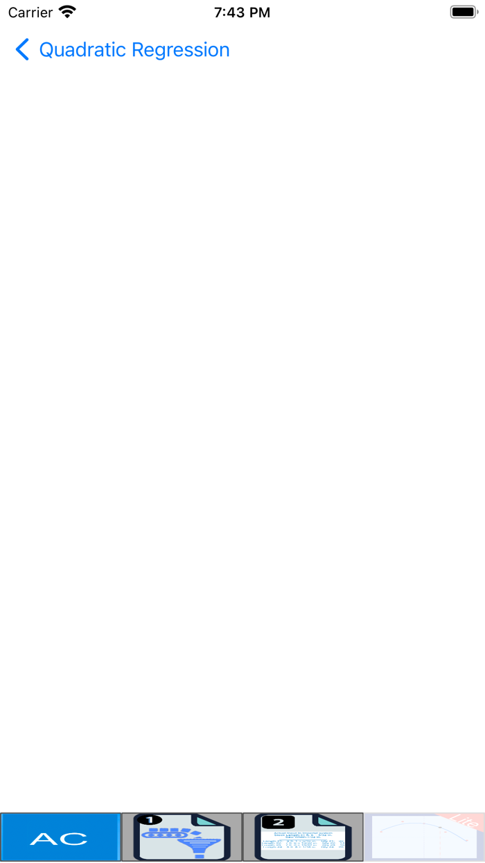 Quadratic Regression Equation