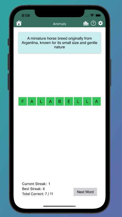 Wordee! Screenshot