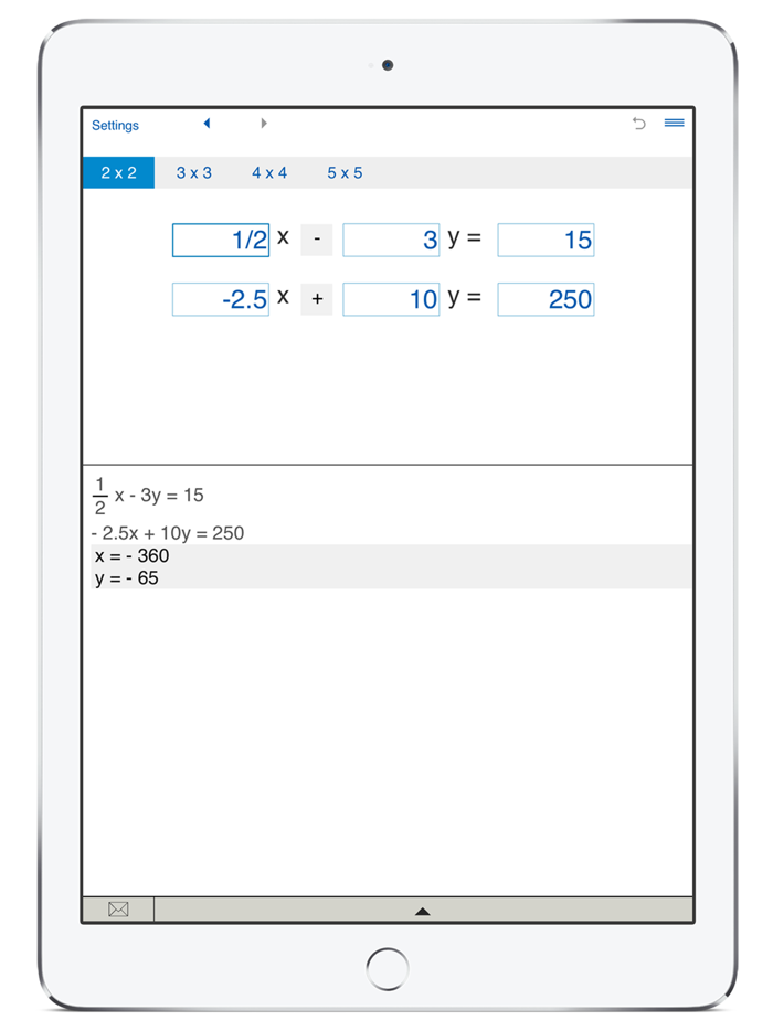 System NxN - system solver