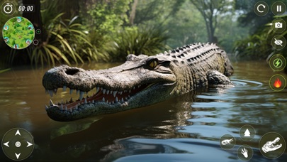 Wild Animals Crocodile Games Screenshot