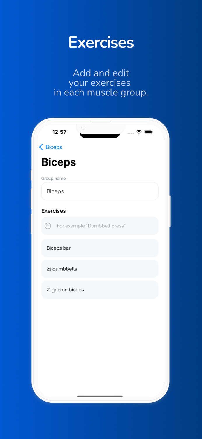 GymDoc Workout Tracker Gym Log
