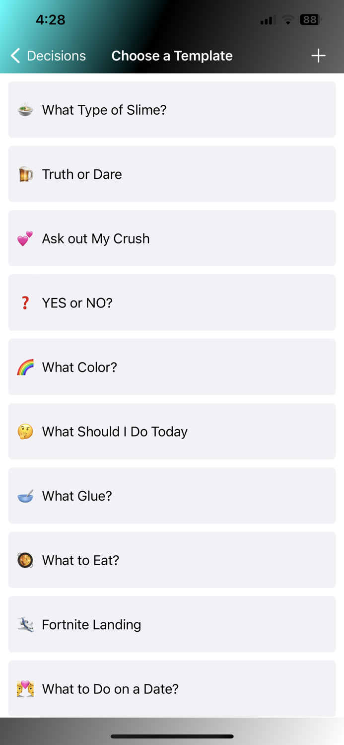 Tapme - friends Decisions