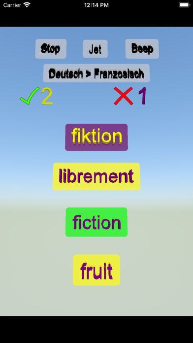 Egitir Deutsch Französisch app Screenshot