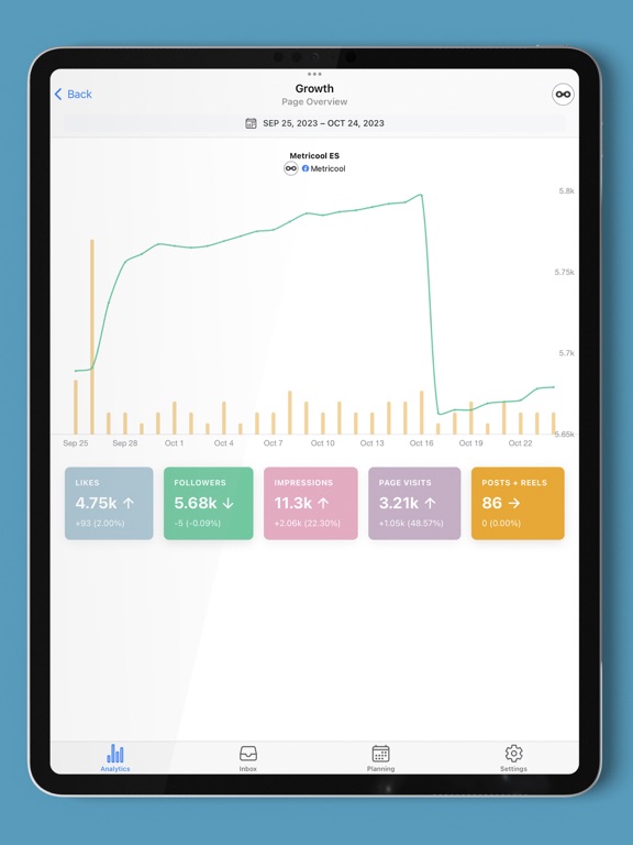 Screenshot #5 pour Metricool