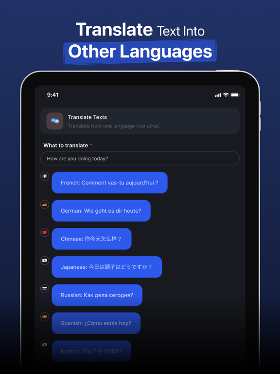 AskGenie: Chatbot AI Assistant iPad screenshot 6 - Productivity app