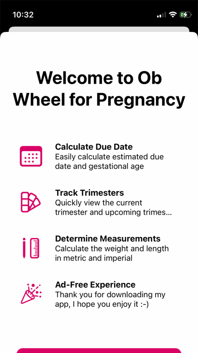 OB Wheel for Pregnancy Screenshot