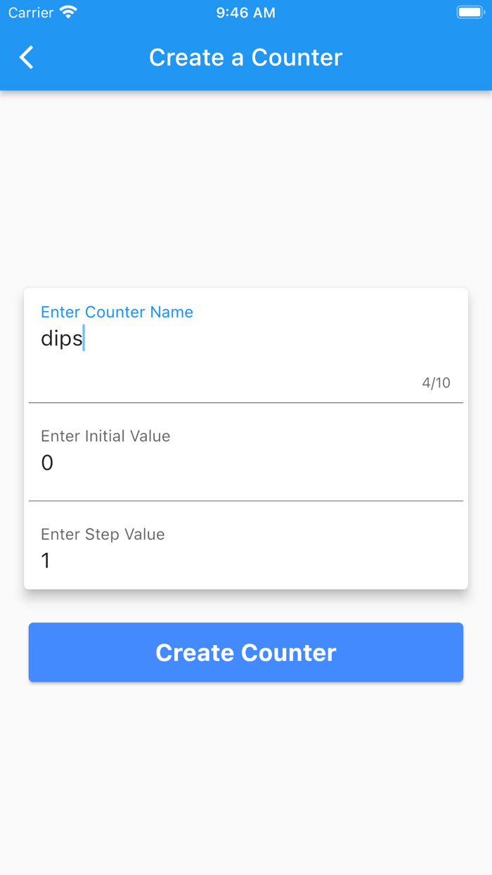 Multi Value Counter