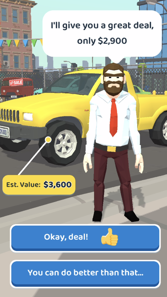 #1. Car Dealer 3D (iOS) By: Kwalee Ltd