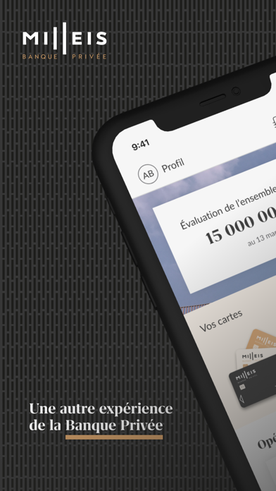 Milleis Banque Privée Screenshot