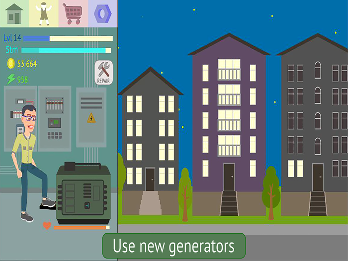 Energy Clicker Light up world