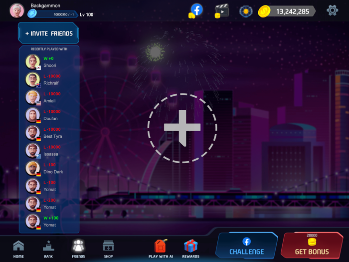 Backgammon 3D Online