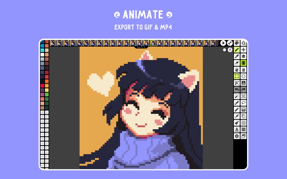 #2. Pixel Studio for pixel art (macOS) 由: Farida Yarullina