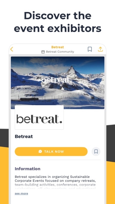 Betreat - Creative Events Screenshot