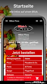 mikes pizza deggendorf iphone screenshot 2