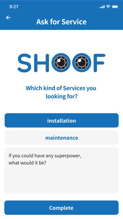 Shoof: Camera & Maintenance Screenshot
