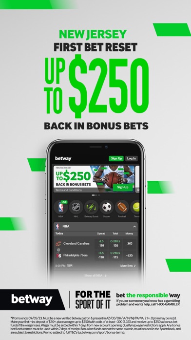 Betway NJ: Sportsbook & Casino Screenshot