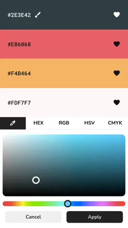 Game screenshot Pigments - Color Palettes apk