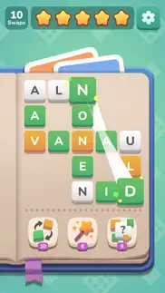 waffle word puzzle: brain game iphone screenshot 2