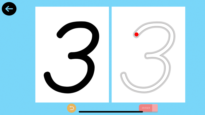 Montessori Number Tracing